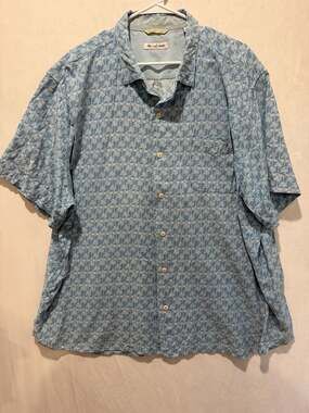 Tommy Bahama Men's Palms Away Geo Camp Shirt